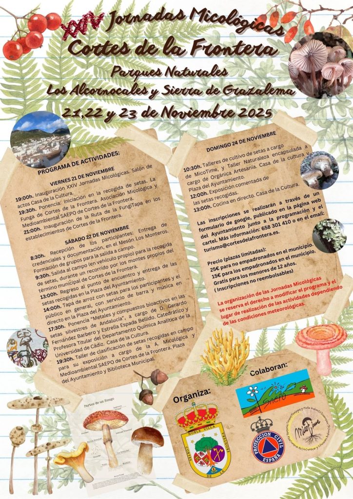 Jornadas Micológicas de Cortes de la Frontera 2025